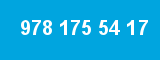 978 175 54 17 978 175 54 17